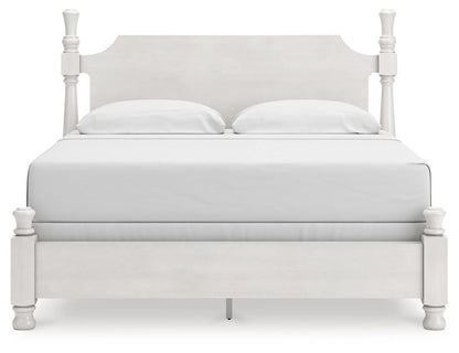 Chadworth King Poster Bed, Dresser, Mirror and Nightstand