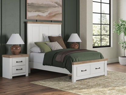 Savonport Full Panel Storage Bed, Dresser and Mirror