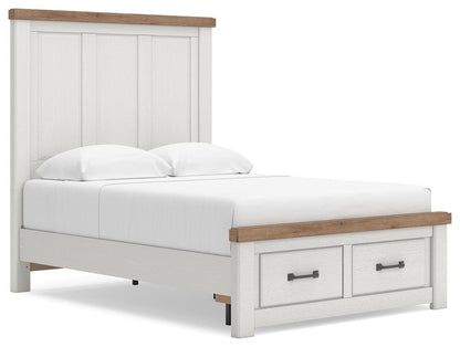 Savonport Full Panel Storage Bed, Dresser and Mirror