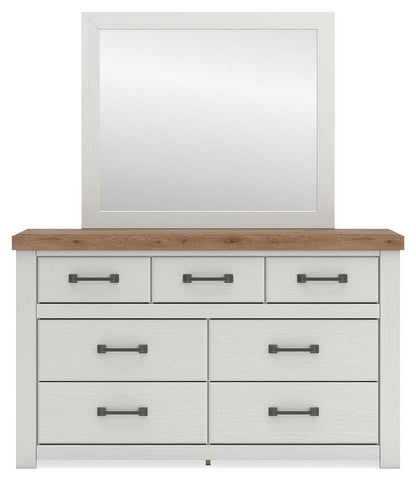 Savonport Queen Panel Bed, Dresser and Mirror