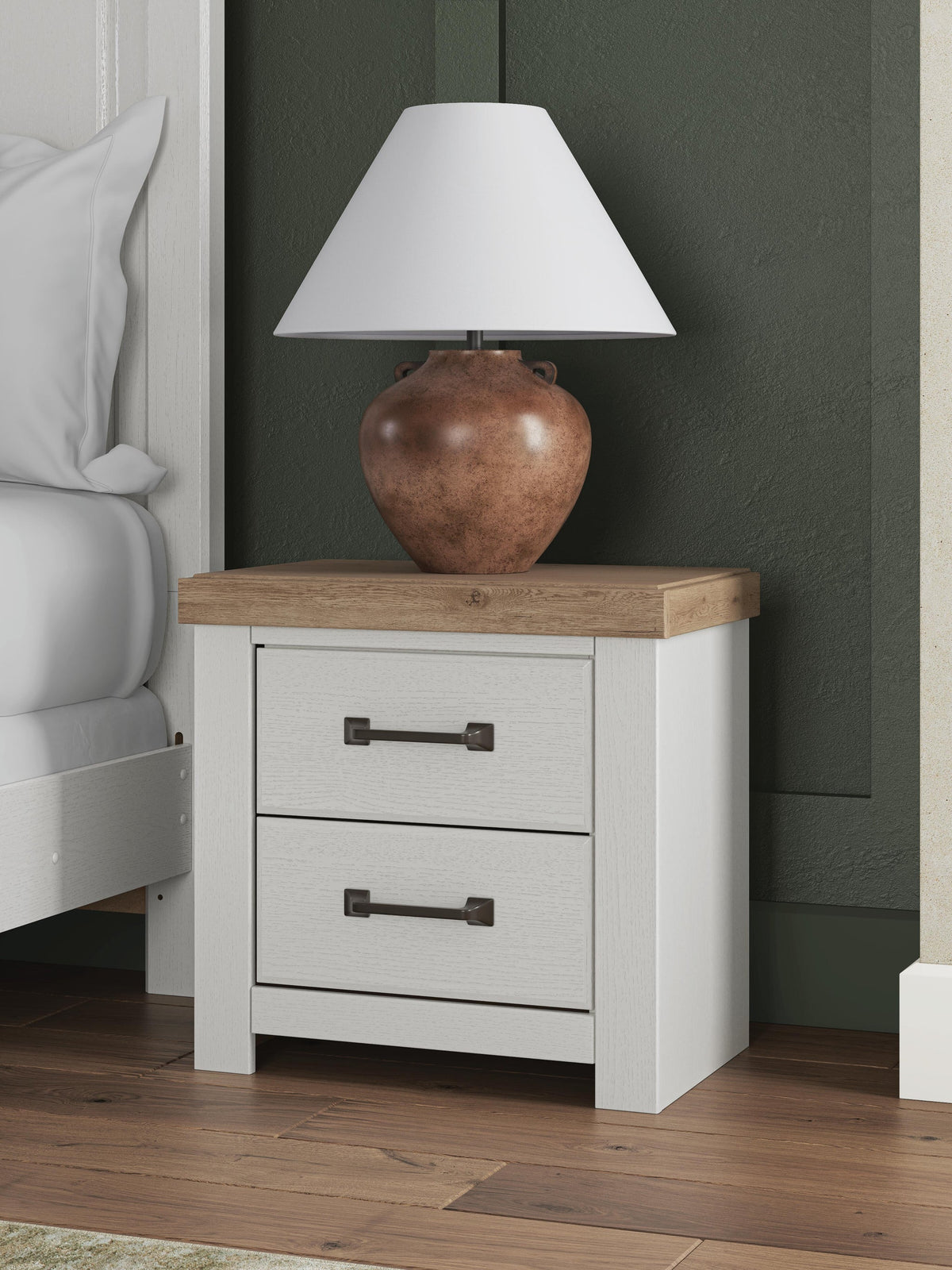 Savonport Twin Panel Storage Bed. Dresser, Mirror and Nightstand