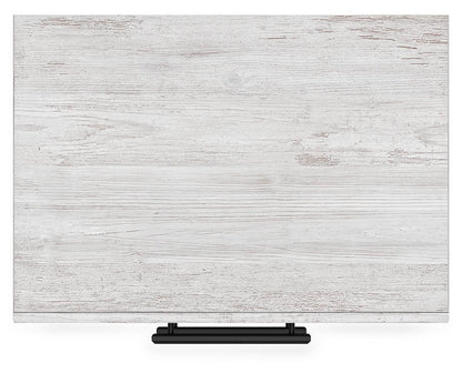 Cayboni Full Panel Bed with Mirrored Dresser