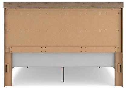 Garistyn King Panel Storage Bed, Dresser, Mirror, Chest and Nightstand