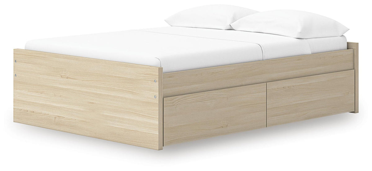 Onita Full Platform Bed with 2 Side Storage