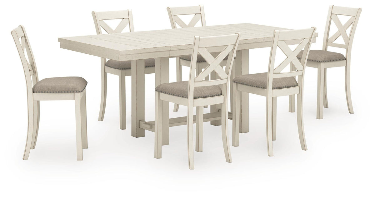 Robbinsdale Counter Height Dining Table and 6 Barstools