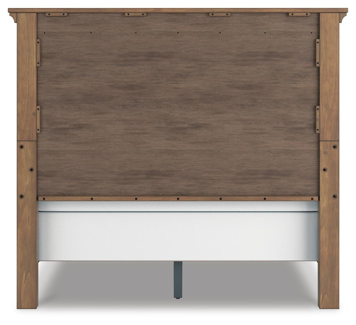 Vandenmore Queen Panel Bed with Mirrored Dresser and Nightstand