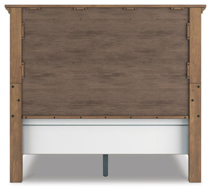 Vandenmore Queen Panel Bed with Mirrored Dresser and Nightstand