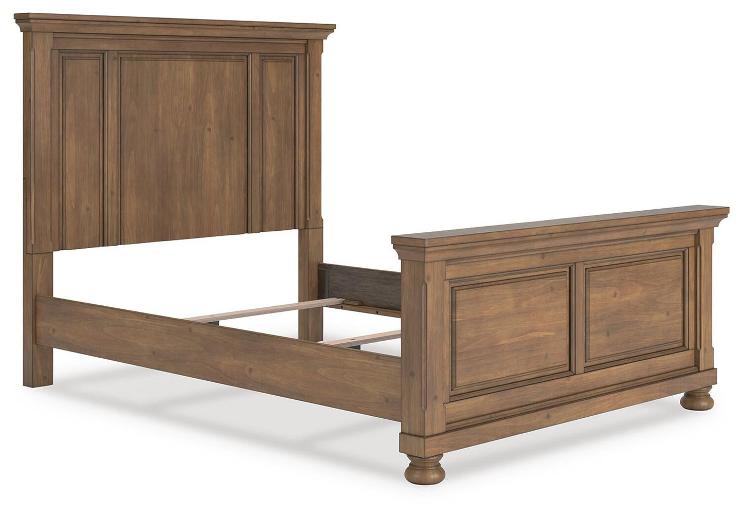 Vandenmore Queen Panel Bed with Mirrored Dresser and Nightstand