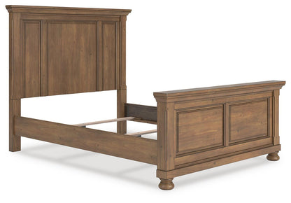 Vandenmore Queen Panel Bed with Mirrored Dresser and Nightstand