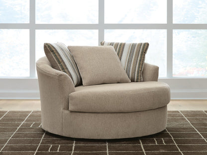 Linenhause Oversized Swivel Accent Chair