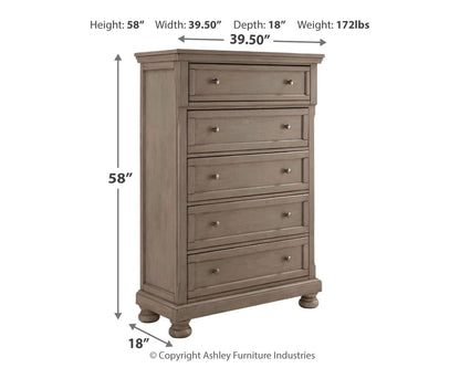 Lettner Five Drawer Chest
