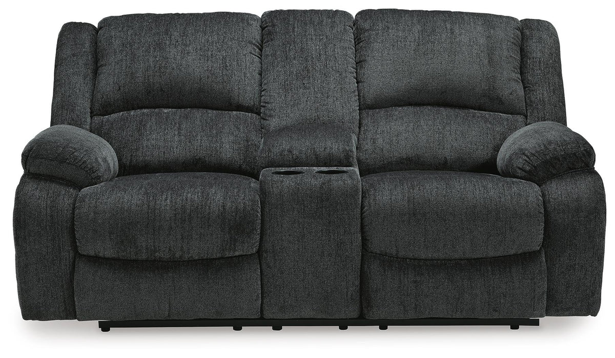 Draycoll DBL Rec Loveseat w/Console