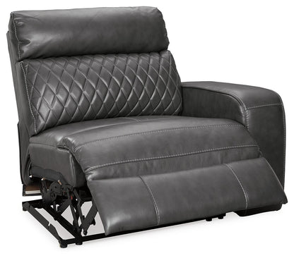 Samperstone 2-Piece Power Reclining Sectional Loveseat