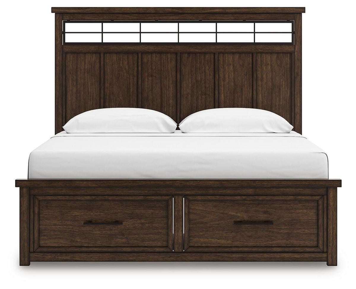 Taffenbrook King Panel Storage Bed