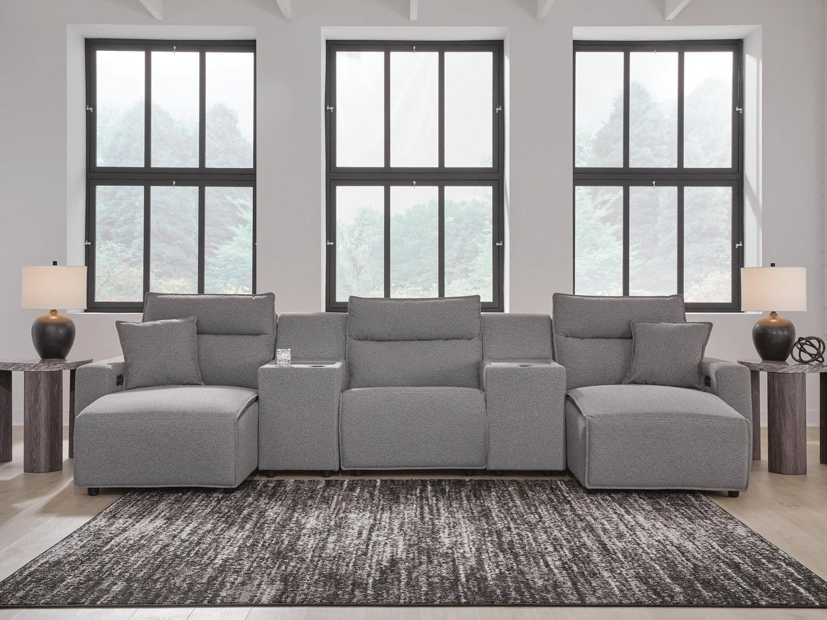 Modmax II 5-Piece Power Reclining Sectional with Chaise and Consoles