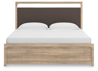Kinlanni King Upholstered Panel Bed