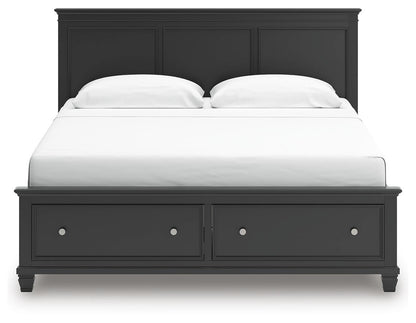 Lanolee King Panel Storage Bed
