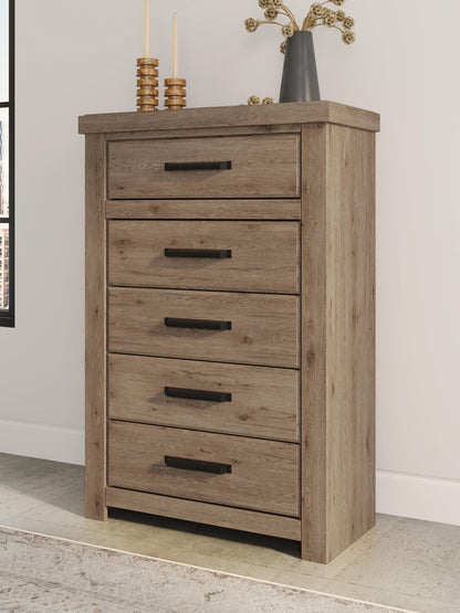 Oliandon Five Drawer Chest