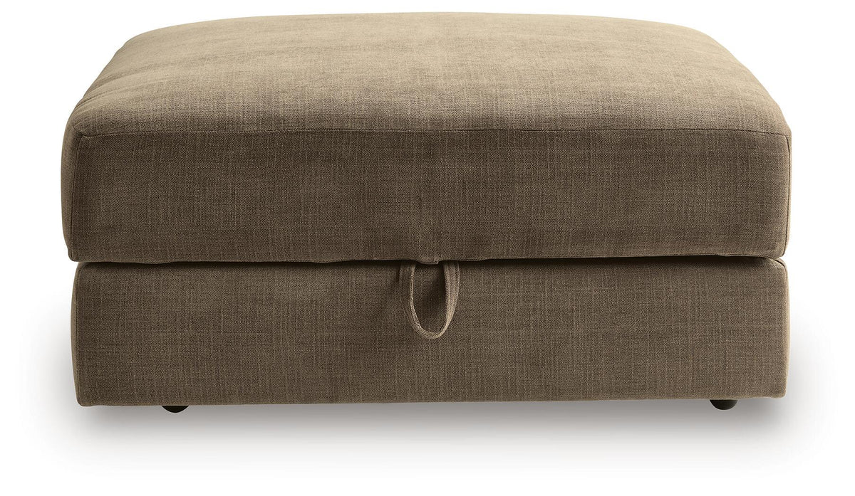 Camellia-Court Ottoman With Storage