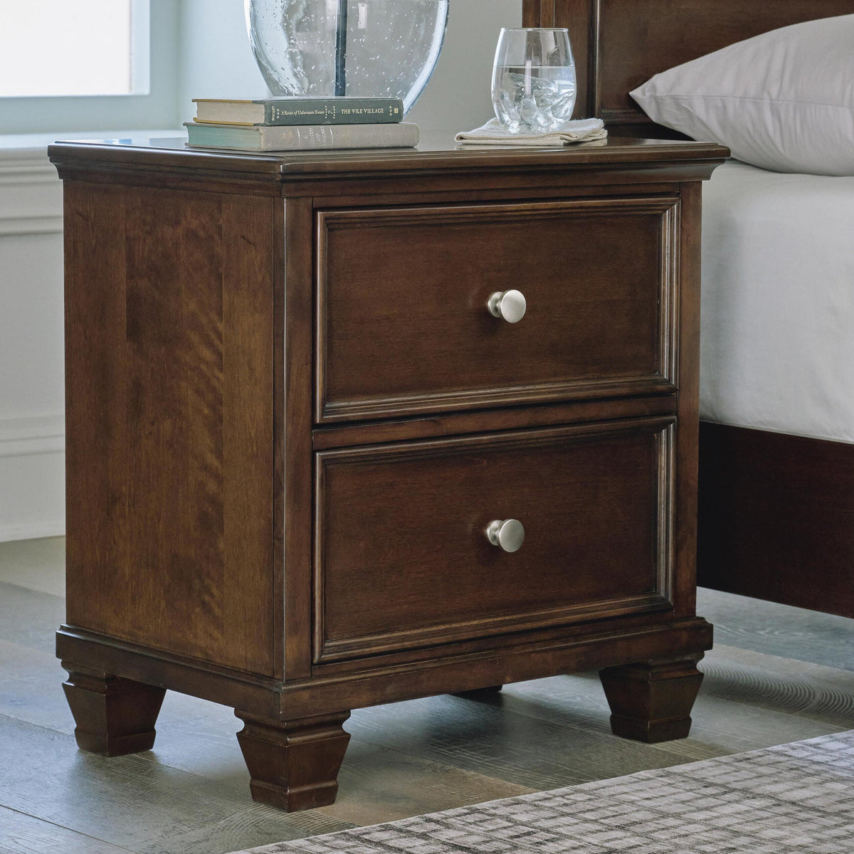 Danabrin Two Drawer Night Stand