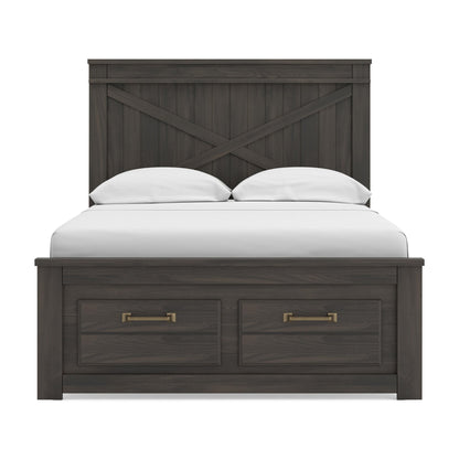 Vonitta Bay Full Panel Platform Storage Bed