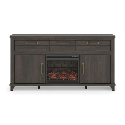 Brazen Valley 71" TV Stand with Electric Fireplace